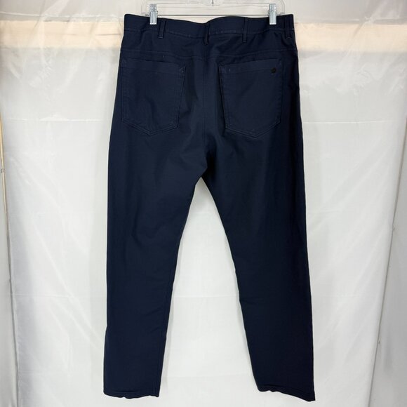 Public Rec Men 34 Chino Pants Navy Blue Casual Everyday Work Office Commute - Picture 3 of 11